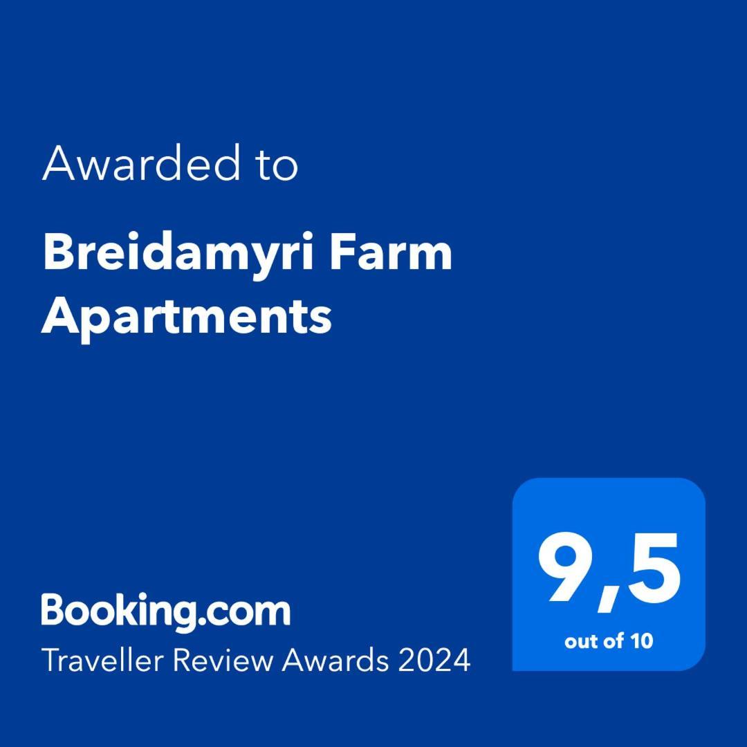 Breidamyri Farm Apartments เลยการ์ ภายนอก รูปภาพ
